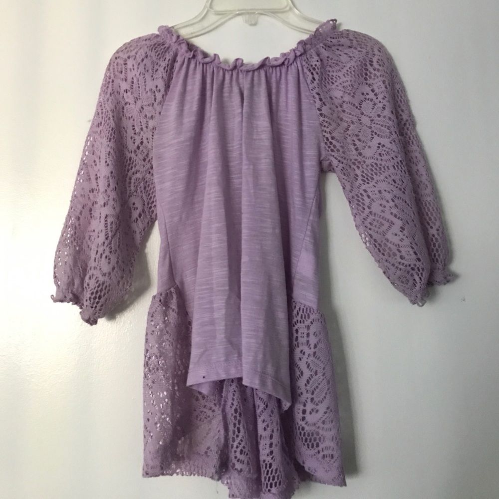 Girls violet blouse