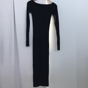 Zara knit black dress size small