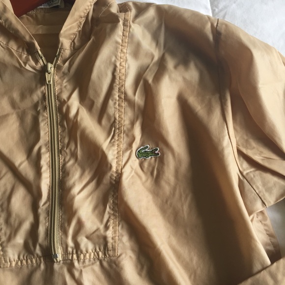 Lacoste Jackets & Blazers - Lacoste Wind-Breaker Rain Jacket Hood Sz: Medium