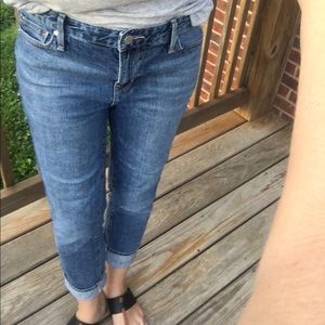 Gap Real Straight capris