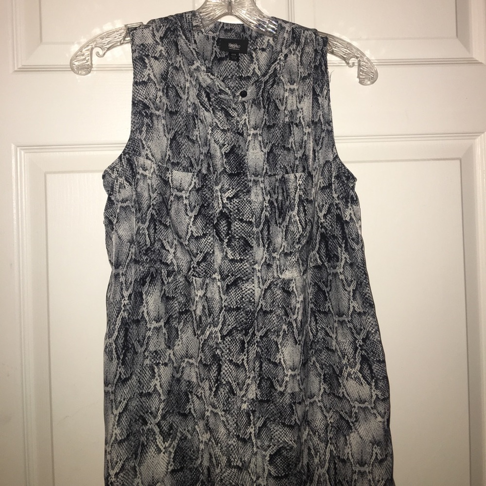 Mossimo Target XS dress sleeveless snake print