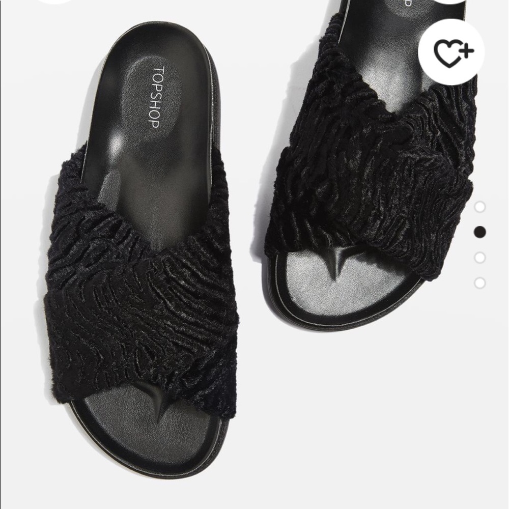 Black Topshop Slides 😍 - Picture 2 of 5