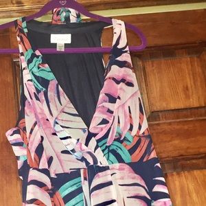 Plus size floral dress