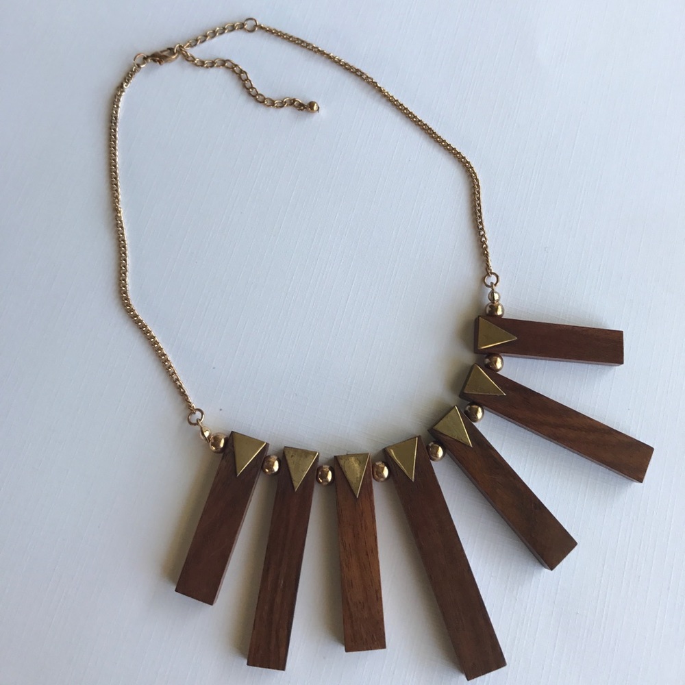 Wood necklace