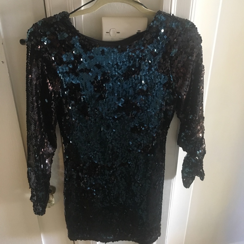 Sequined ZARA Shift Dress
