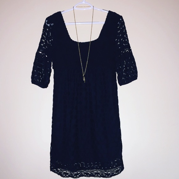 Black Solitaire Dress - Picture 1 of 5