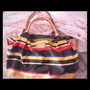 Kate Spade striped satchel