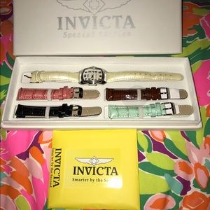 Invicta watch with interchangeable bands