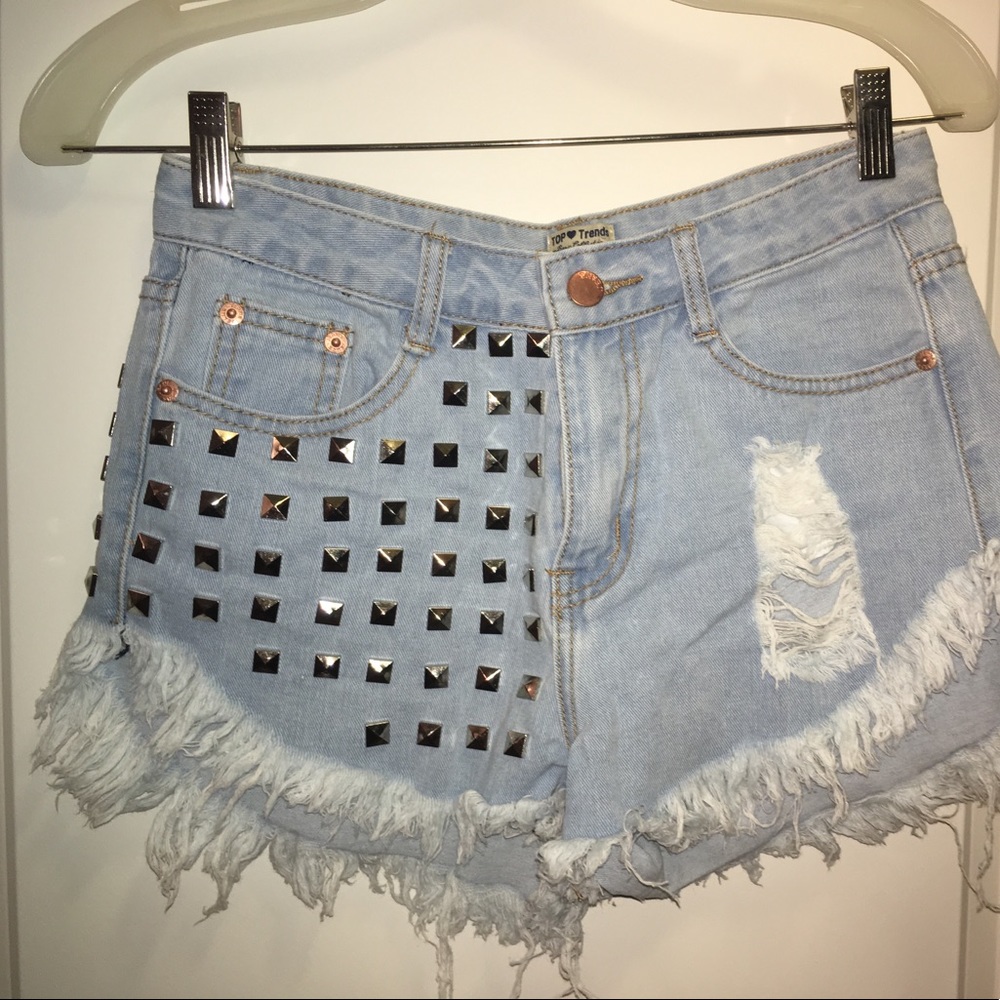 Denim shorts
