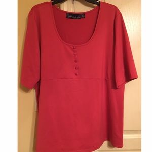 Susan Graver berry top
