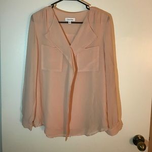 Light pink Calvin Klein blouse