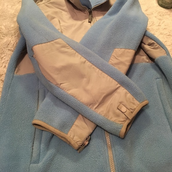 North Face Denali Baby Blue Fleece Jacket ⭐️ RARE - Picture 6 of 8