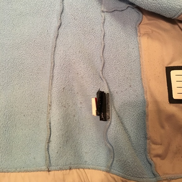 North Face Denali Baby Blue Fleece Jacket ⭐️ RARE - Picture 7 of 8