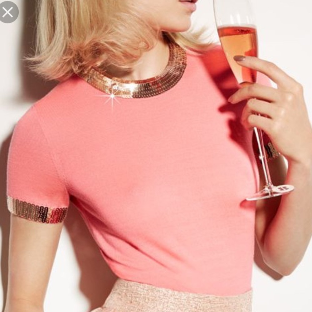 Kate Spade NWT Pink Darcy Sweater