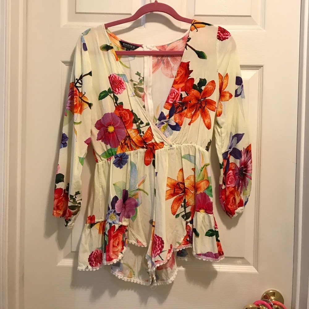 Floral Romper - Picture 1 of 1