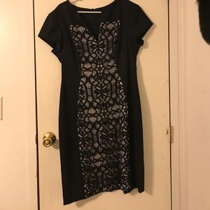 Connected apparel size 14 black dress