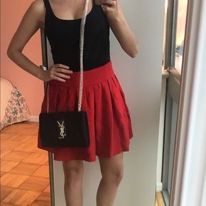Red A skirt