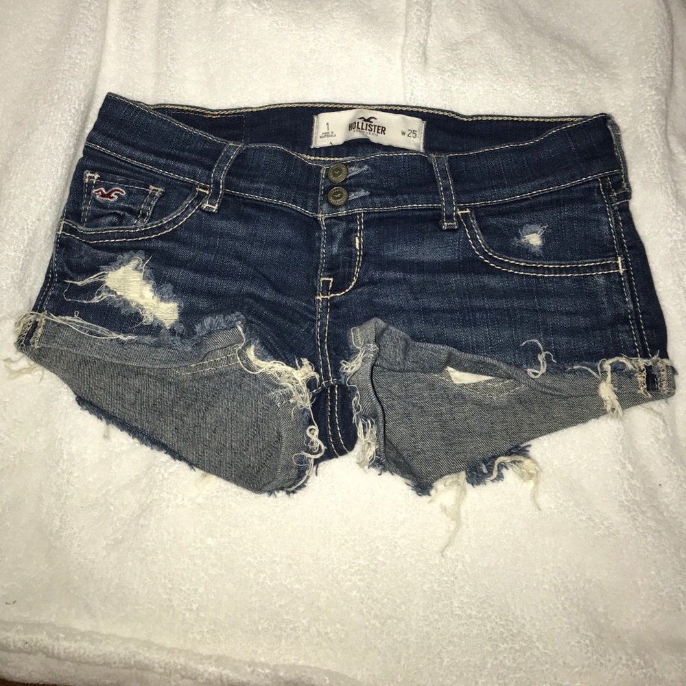 Hollister jean shorts