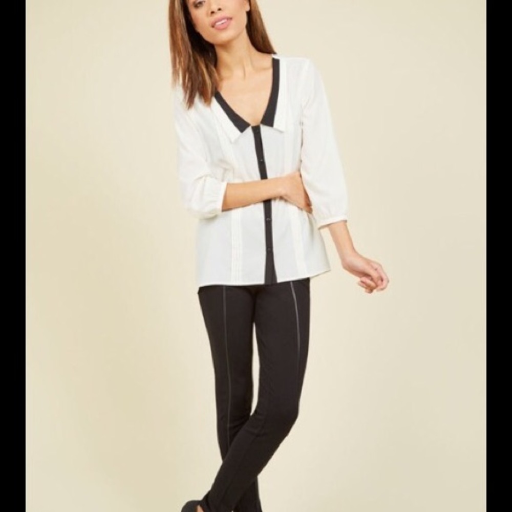 Quintessentially Classy Button-Up Top
