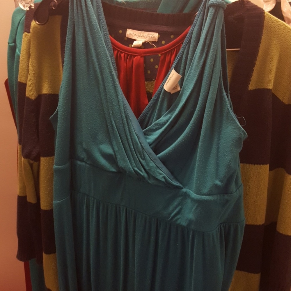 Turquoise dress