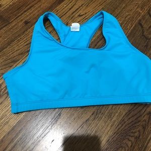 Blue sports Bra