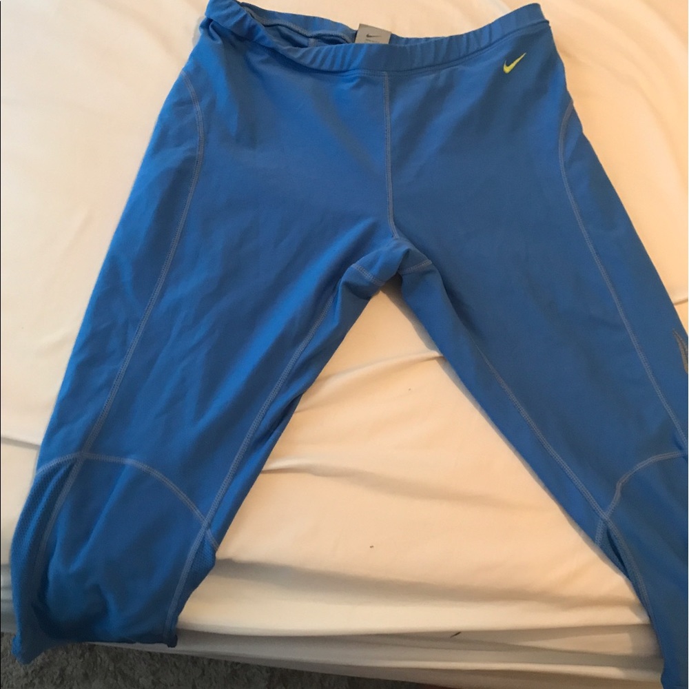 Blue Nike Leggings