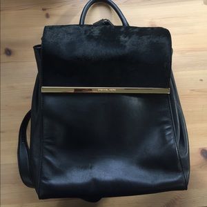 Michael Kors Lana Calf Hair & Leather Backpack.