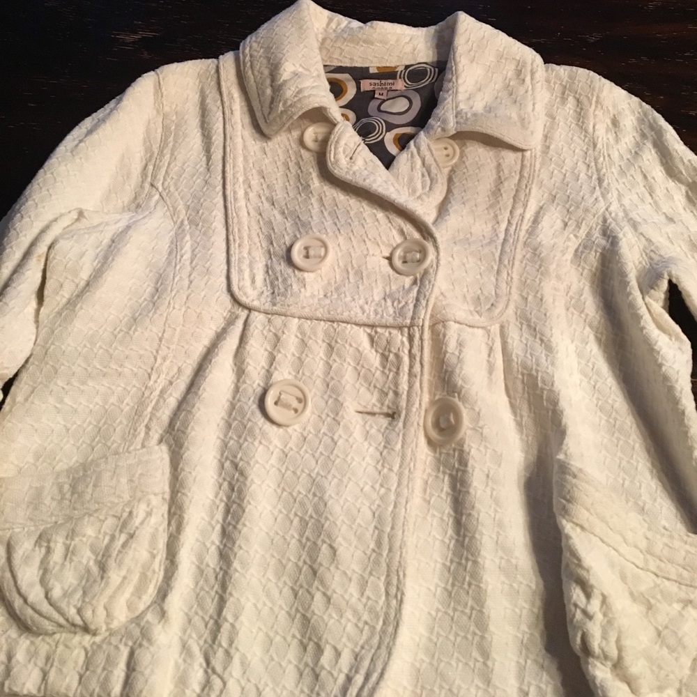 Sashimi fashion button up spring coat