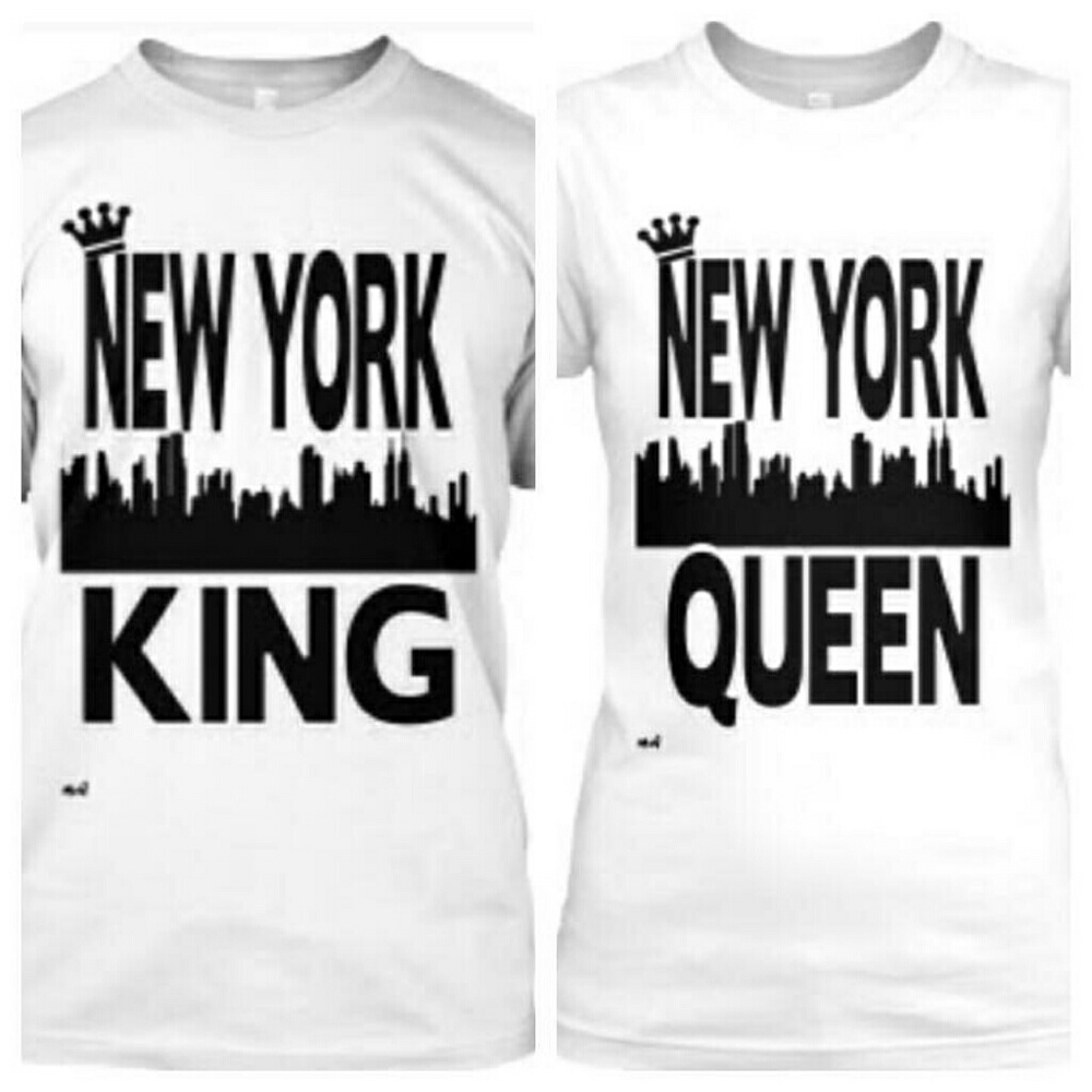 New York king and queen Queen t shirts