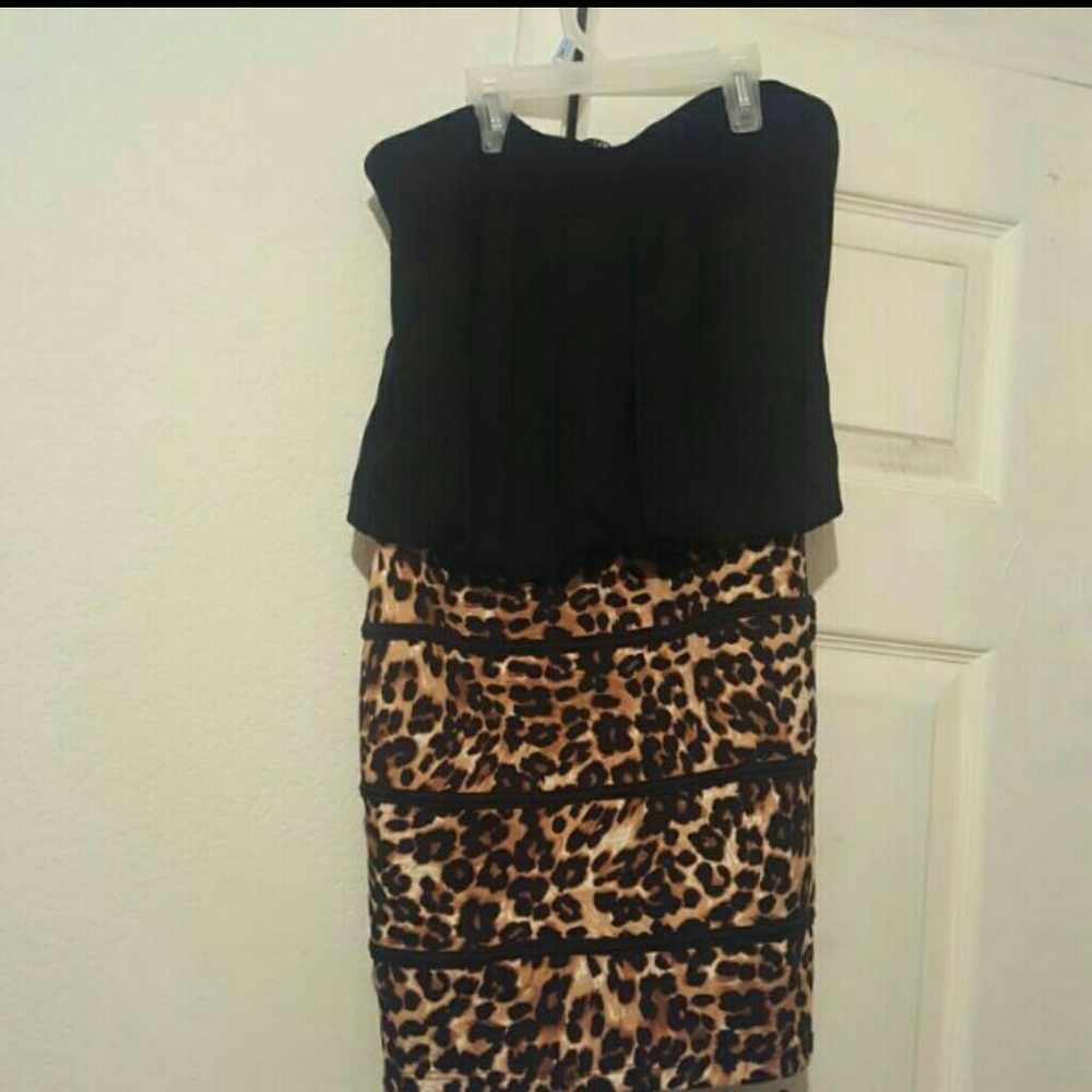 Dress and pants leopard bundle