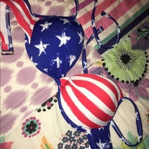 American flag bikini top!