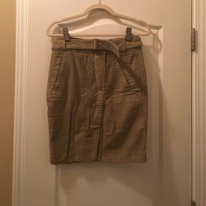 Loft Khaki Skirt