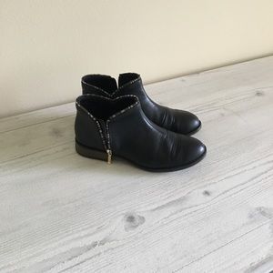 Black ankle boots