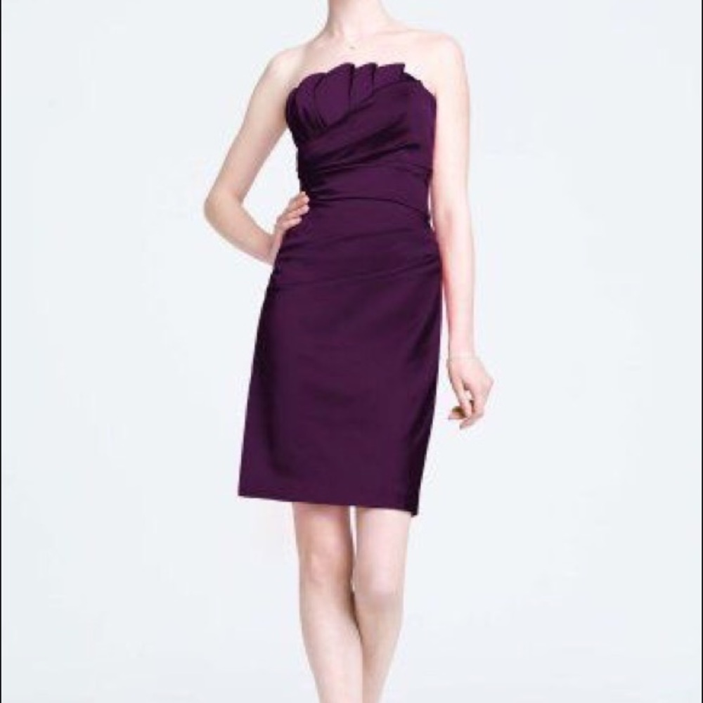 Davids Bridal Plum Dress