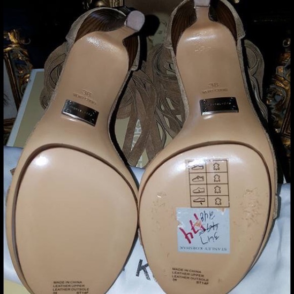 Michael Kors Daphne Fringe High Heels - Picture 7 of 7