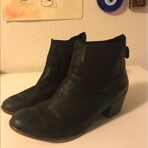 Black booties size 11