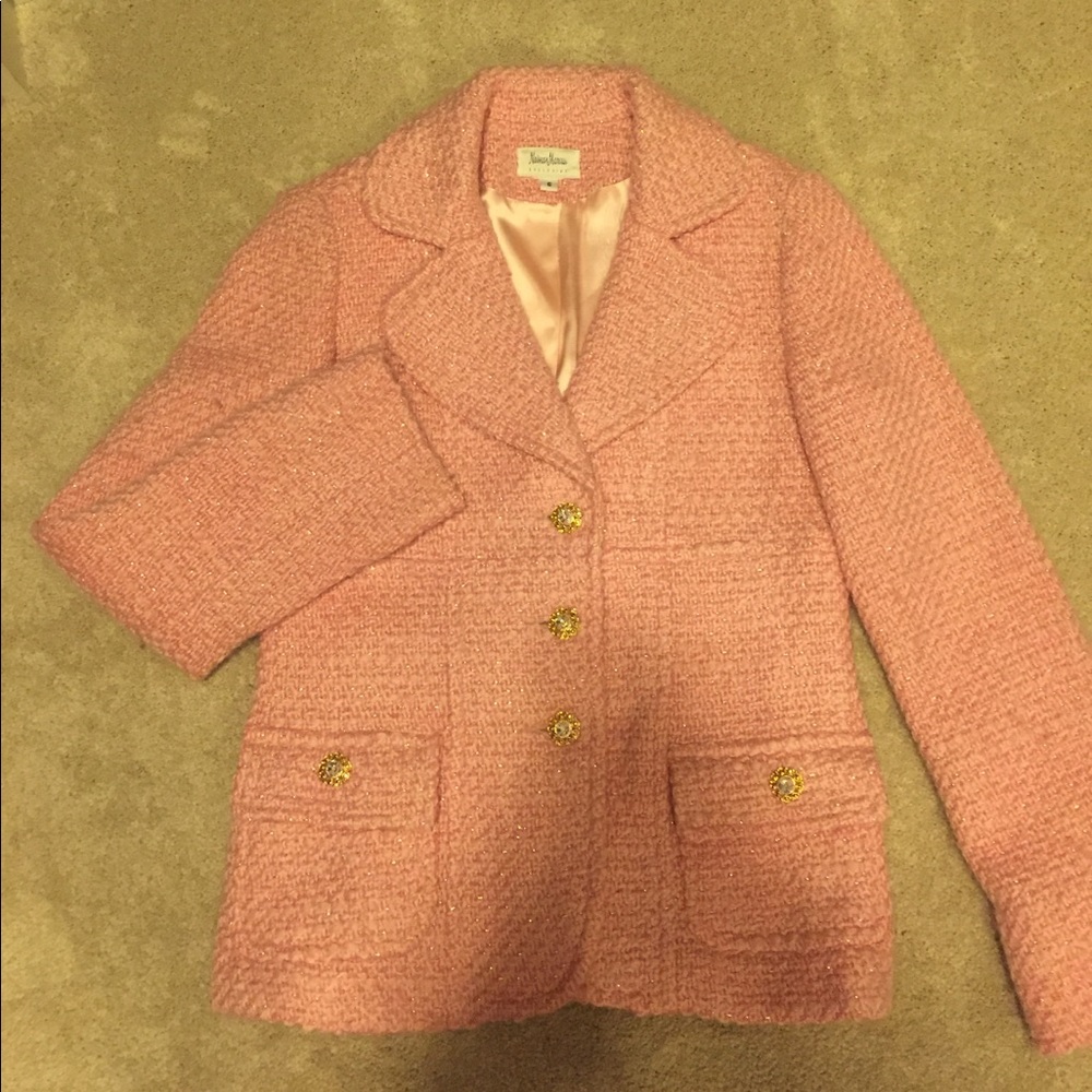 Neiman Marcus Pink Boulce Jacket