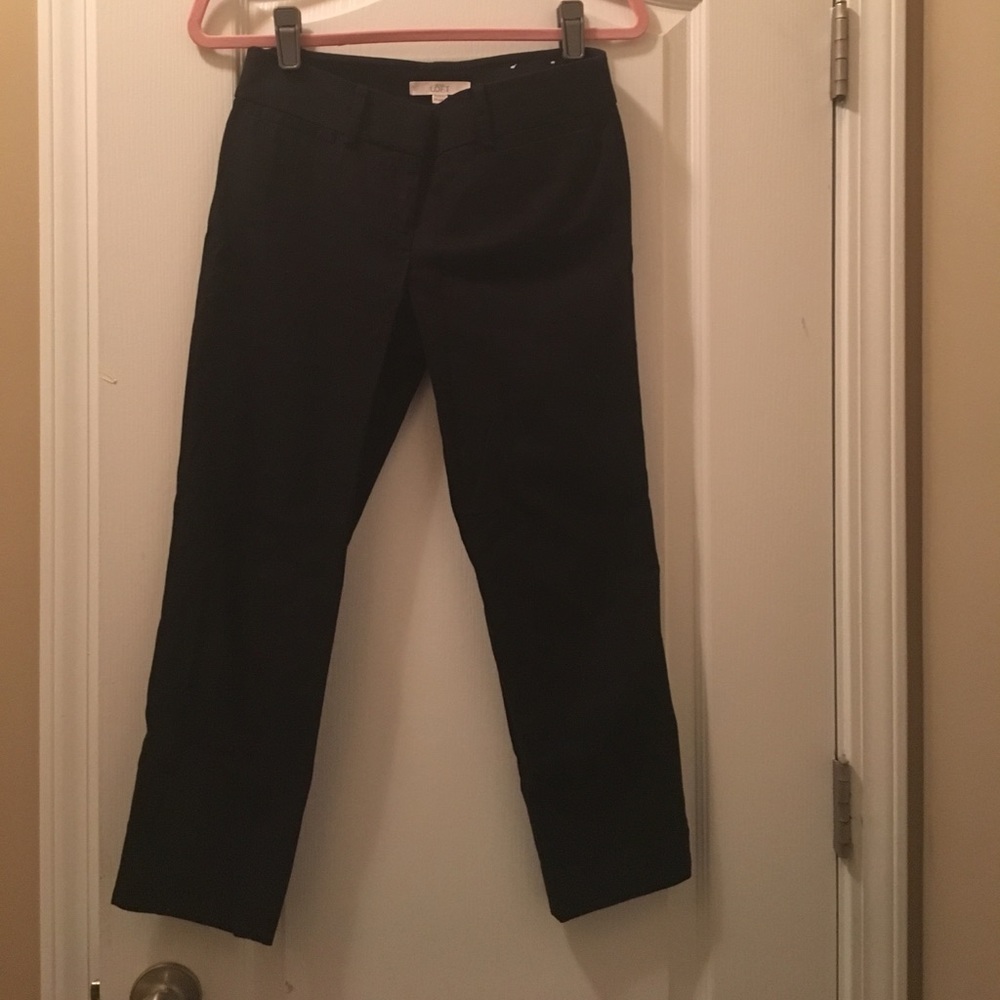 Loft Straight Leg Ankle Pants