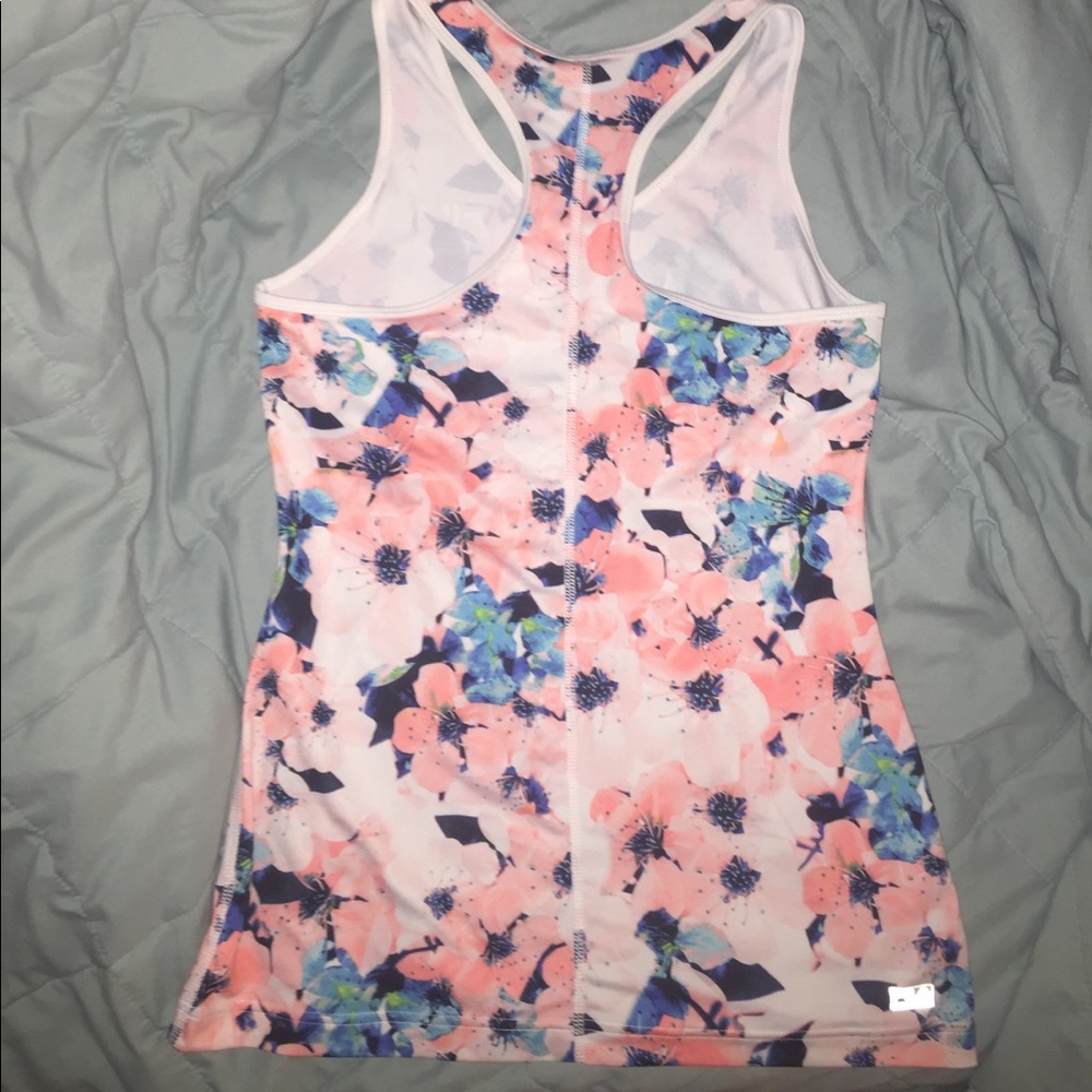 Floral Fila Racerback Tank - Picture 3 of 4