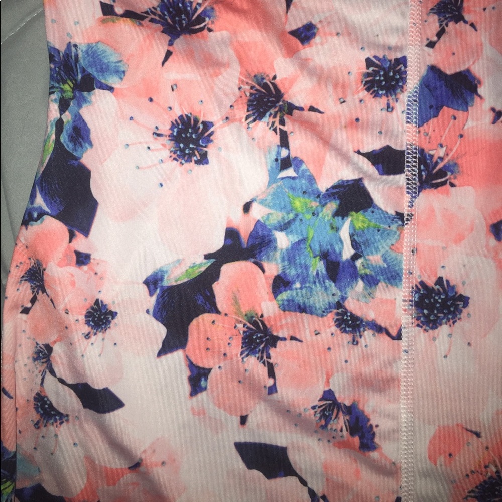 Floral Fila Racerback Tank - Picture 4 of 4