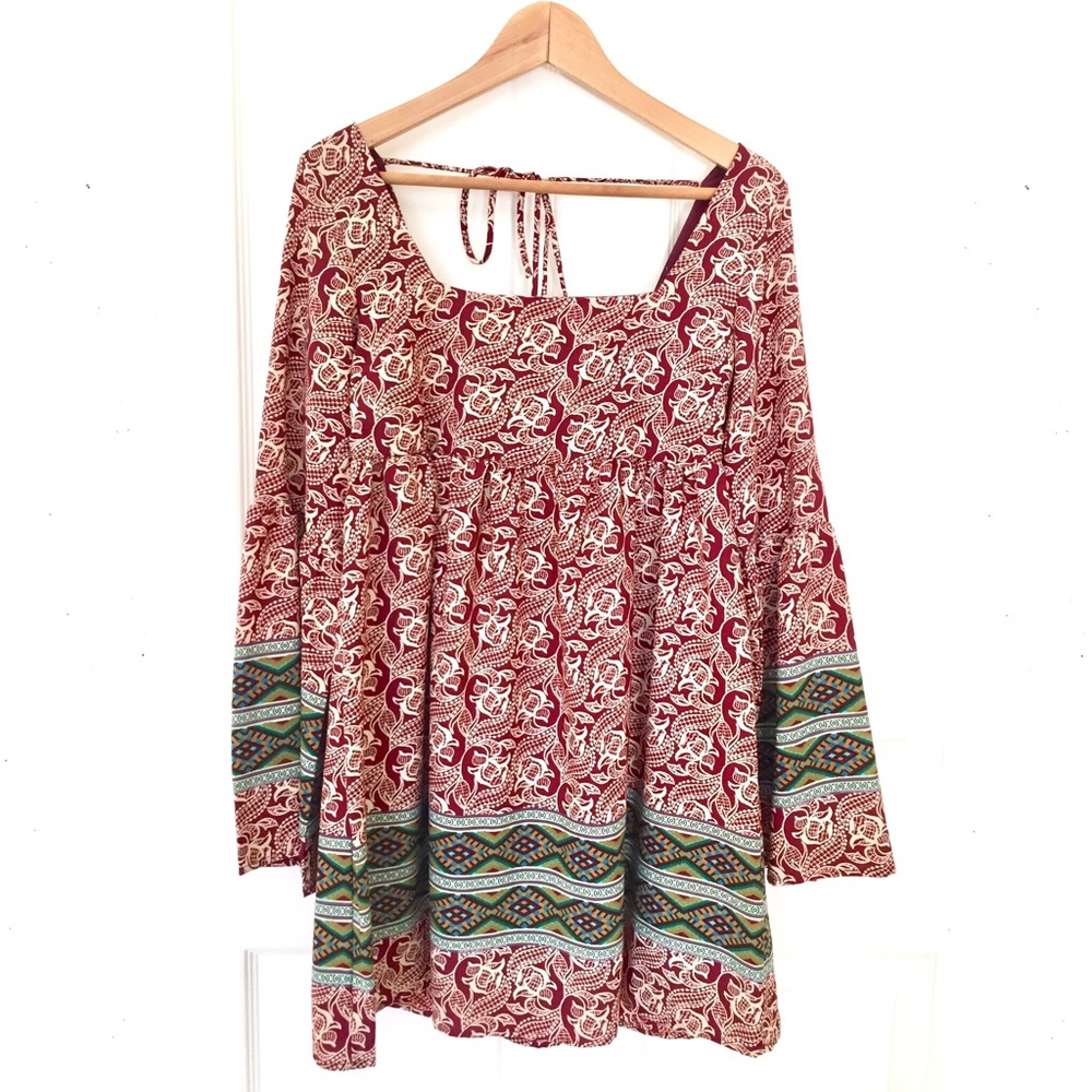 Boho Bell Sleeve Dress