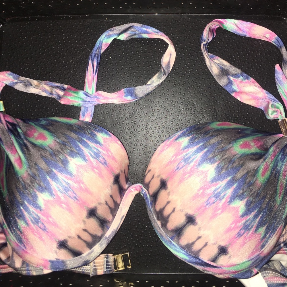 Colorful Victoria secret swim top