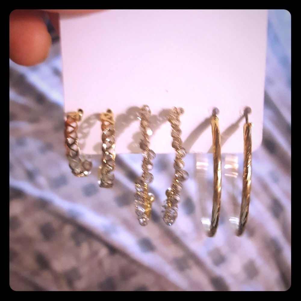 Earrings 3 pack