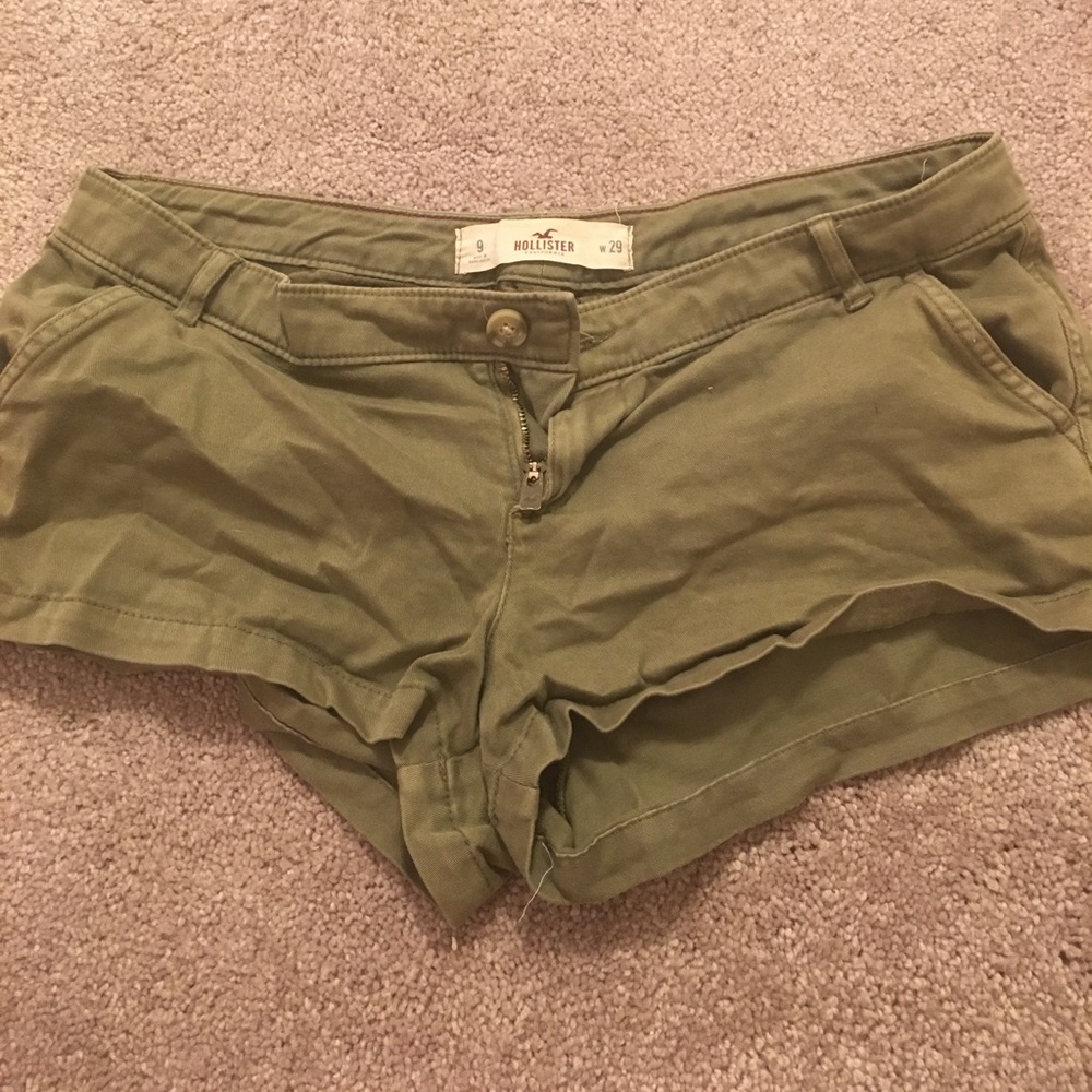 Hollister Green Shorts
