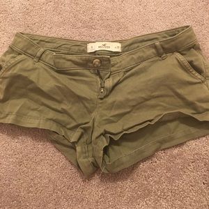 Hollister Green Shorts