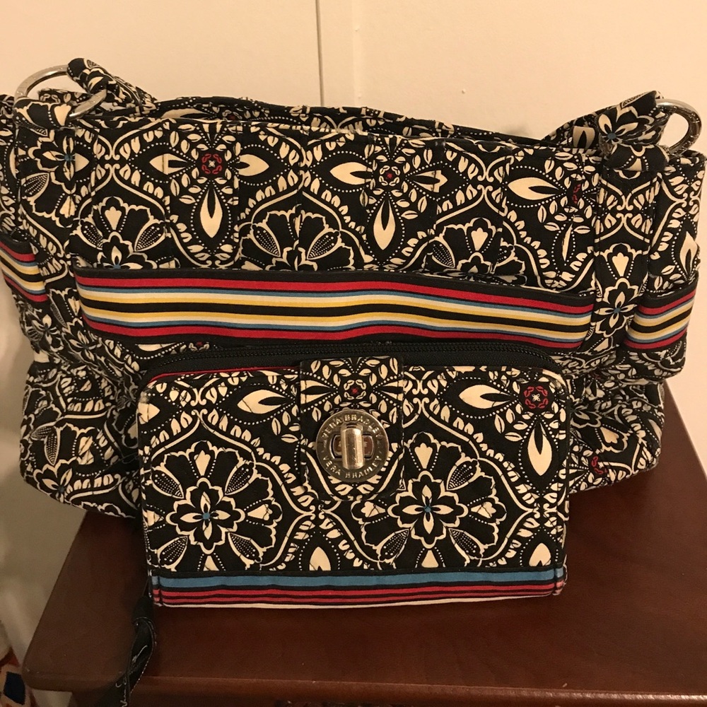 Vera Bradley Barcelona purse & matching wallet set