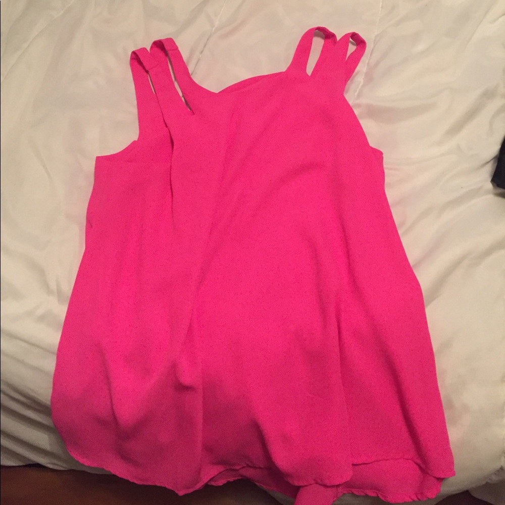 Pink Tank Top Blouse
