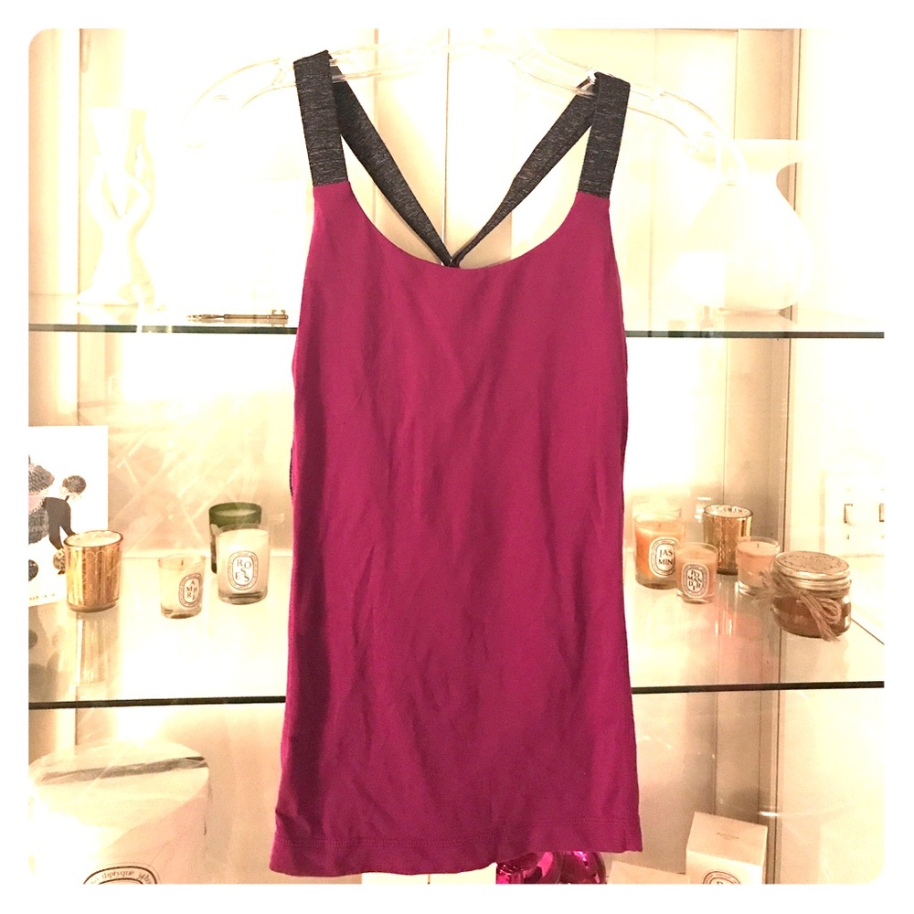 Lululemon Racerback Tank With Built In Bra