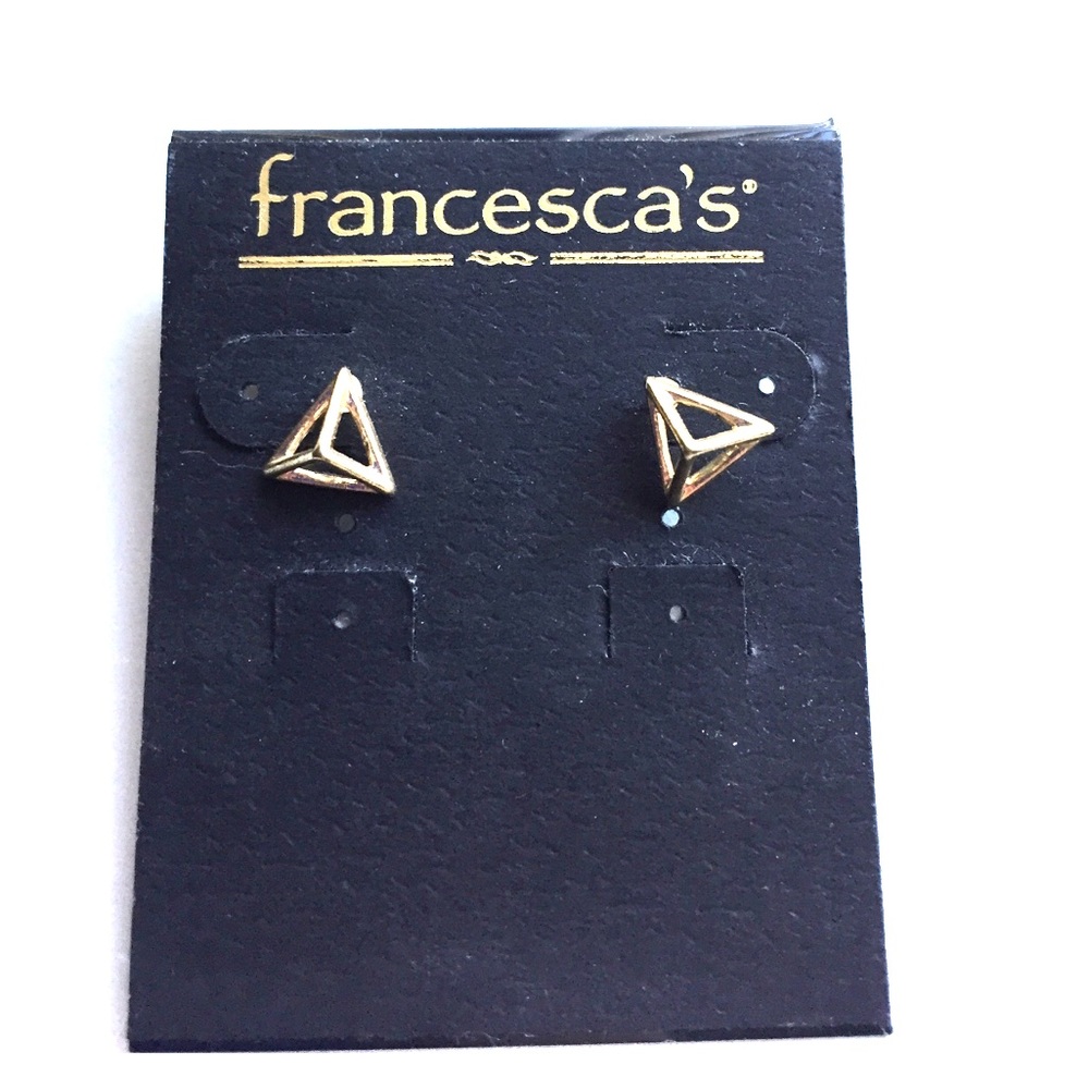 Triangle Stud Earrings