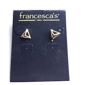 Triangle Stud Earrings